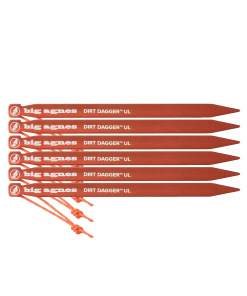 Dirt Dagger™ UL Tent Stakes: Pack of 6